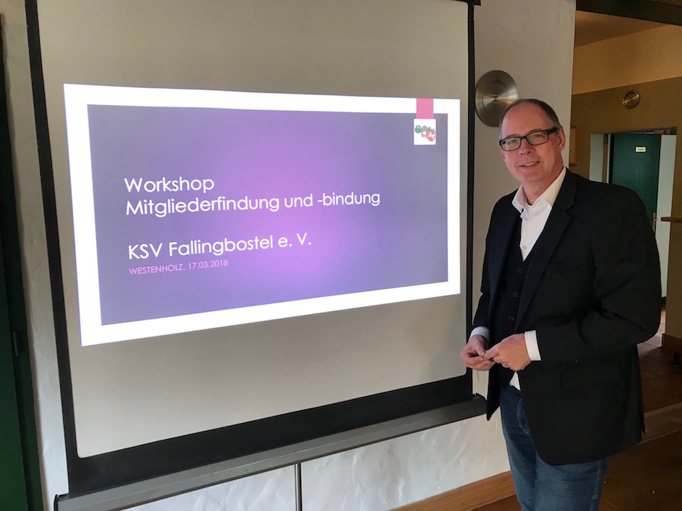 Beratung für Sportvereine/-verbände durch Managementsichtweise Workshop Mitgleiderfindung