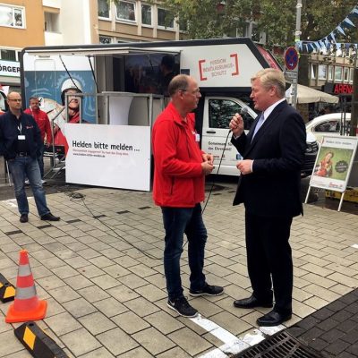 Interview mit Althusmann bei Roadshow Helden bitte melden